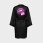 The Pleasure Boss Lip Robe (Black)