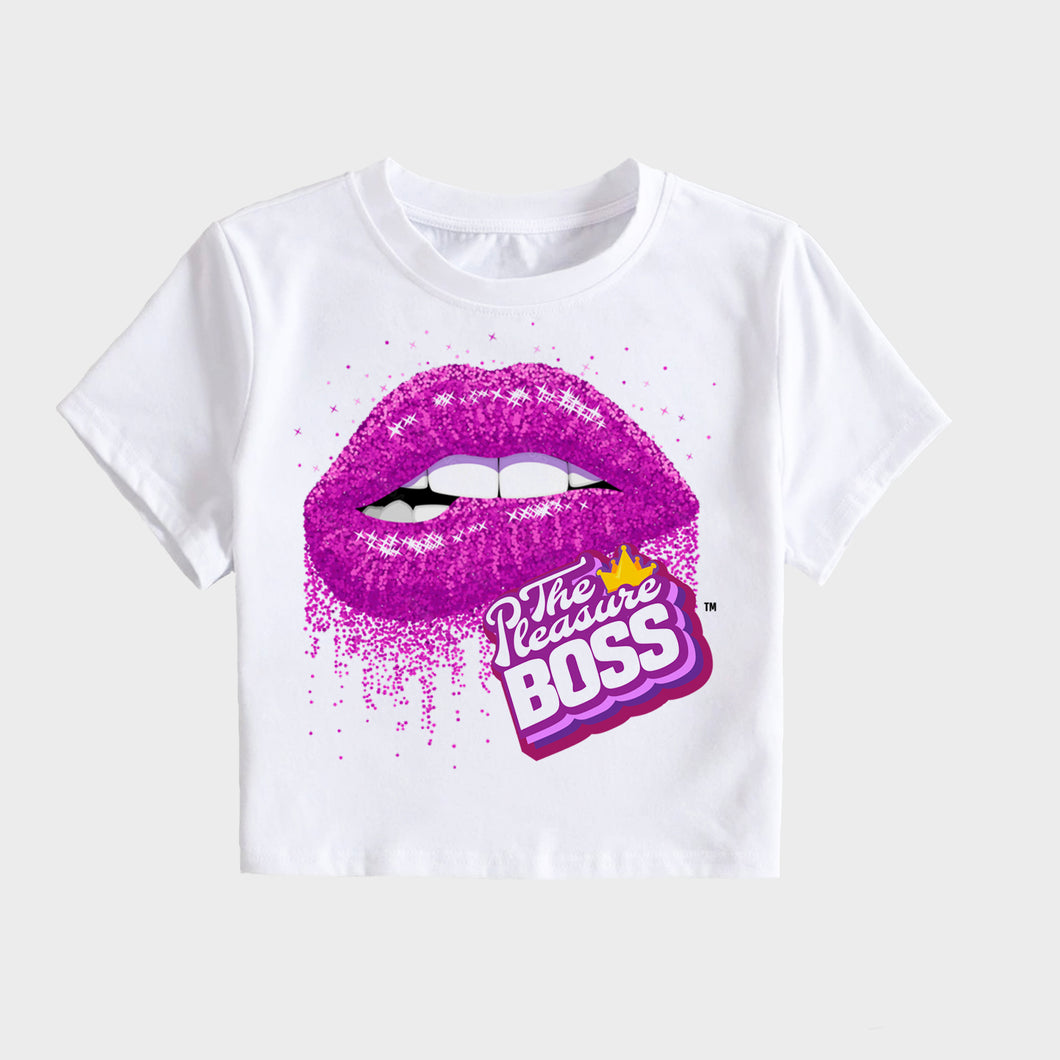 The Pleasure Boss Lip Crop Top